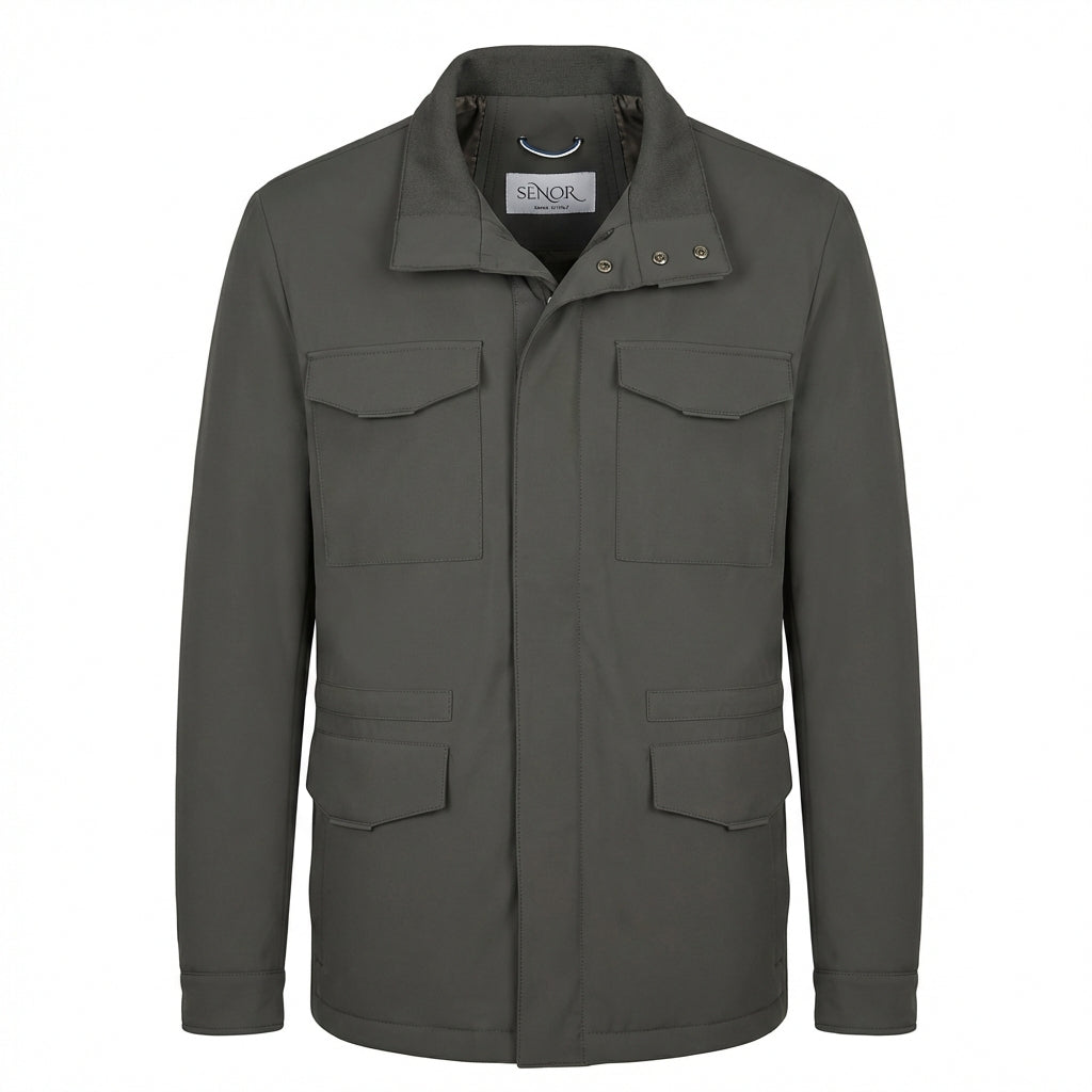 All-Season Herenjas – Comfort & Klasse Olive