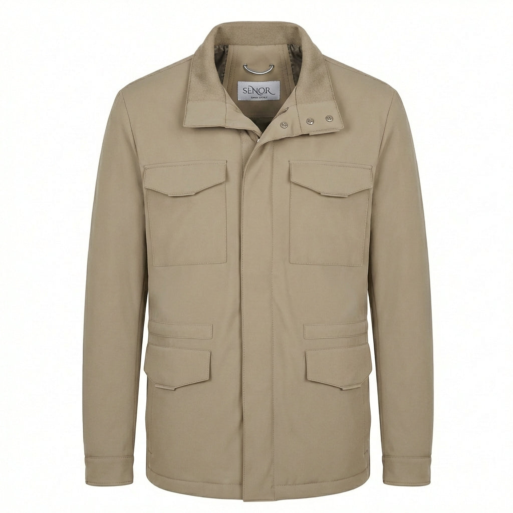 All-Season Herenjas – Comfort & Klasse Beige