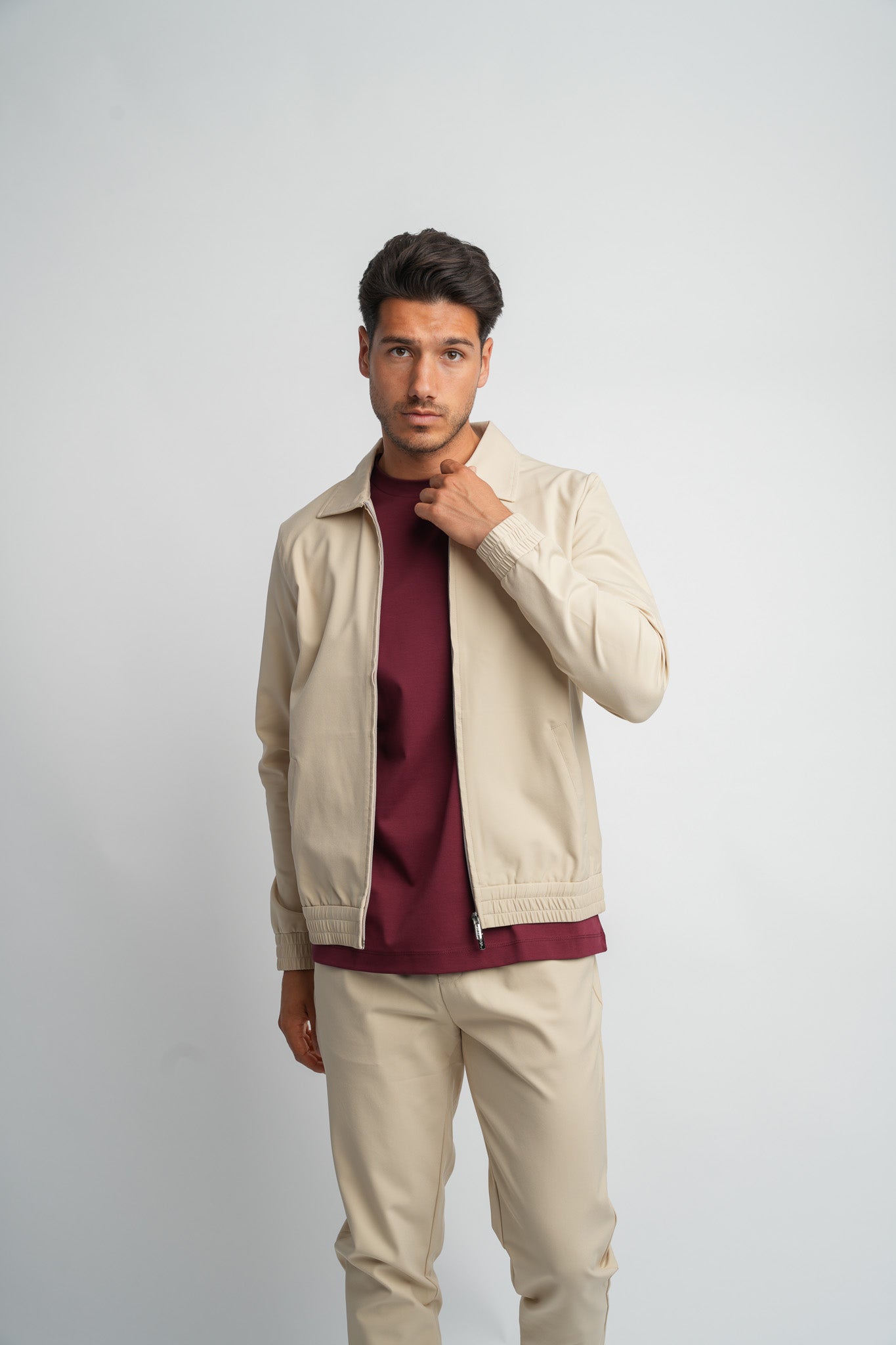 Light Beige Tech Suit