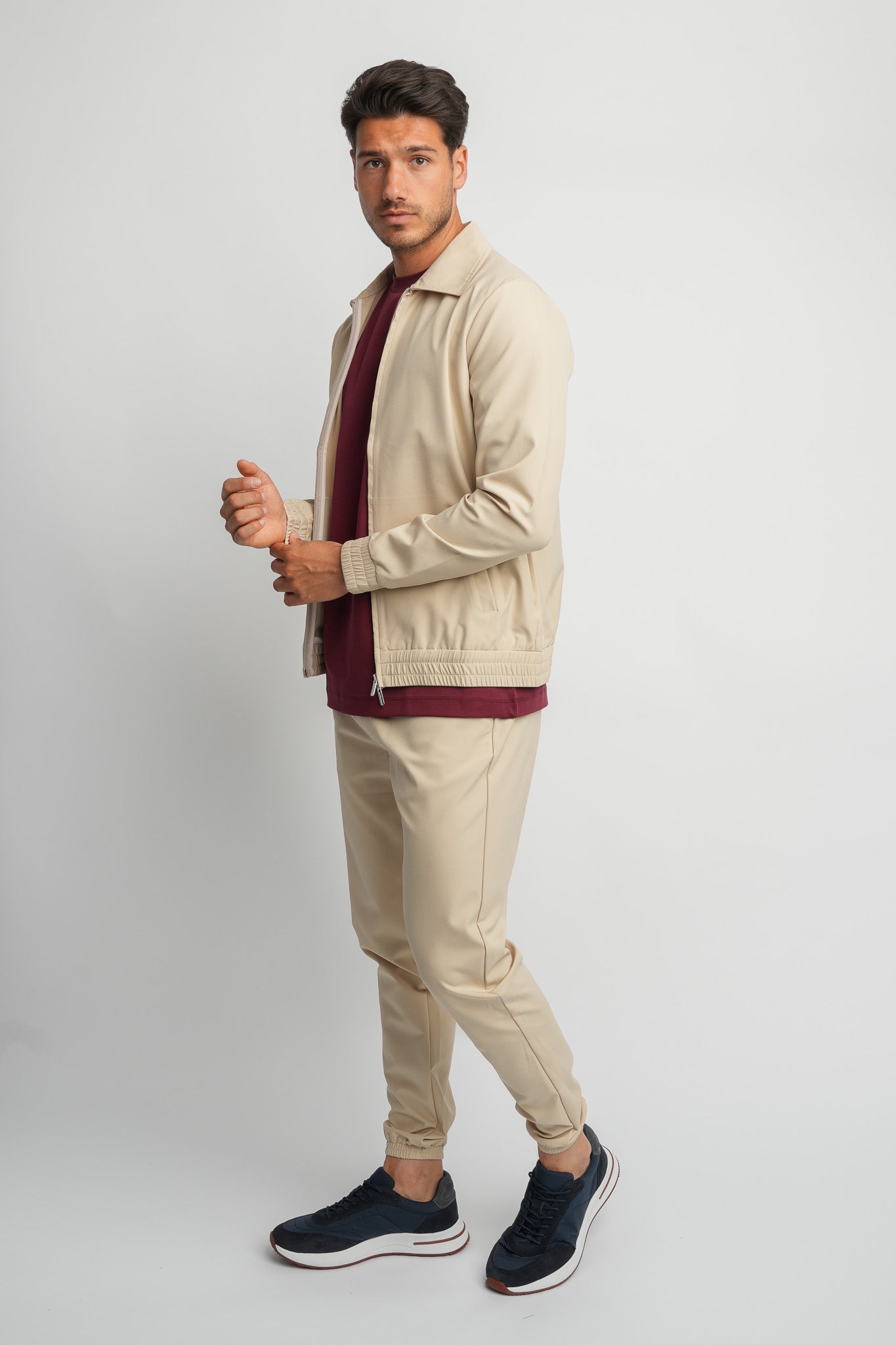Light Beige Tech Suit