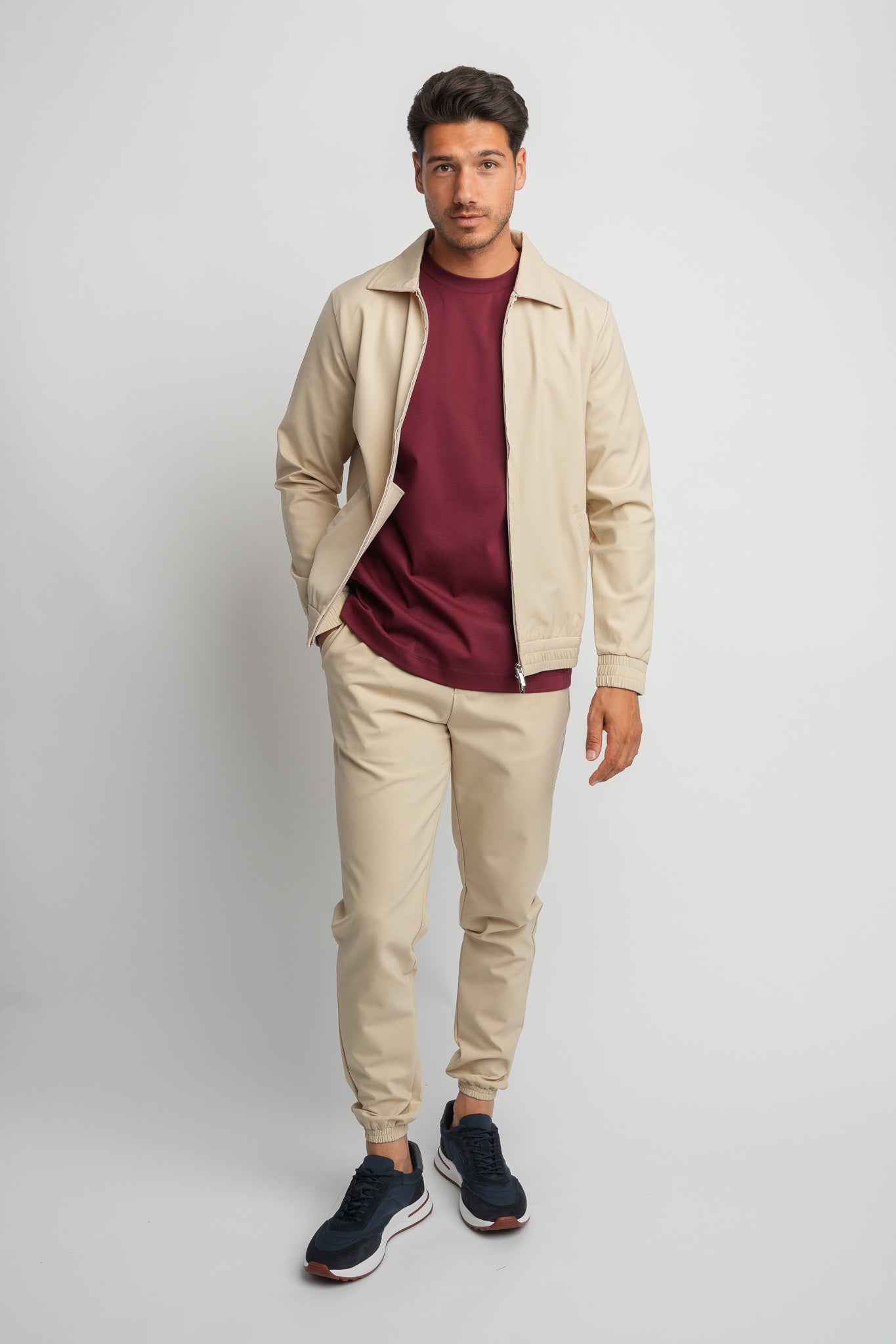 Light Beige Tech Suit