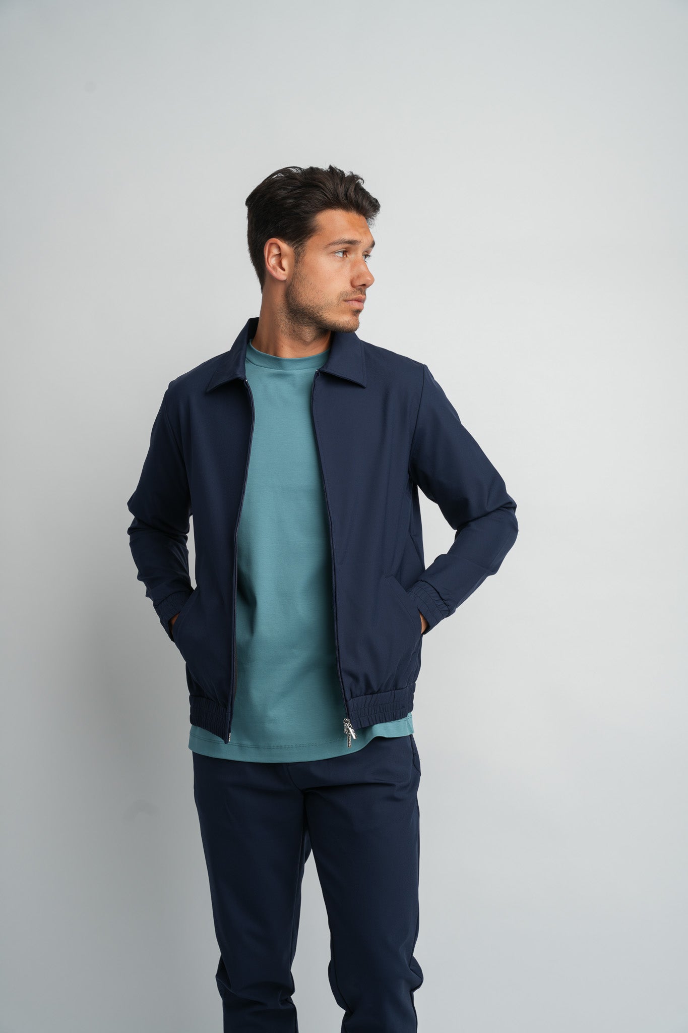 Midnight Blue Tech Suit