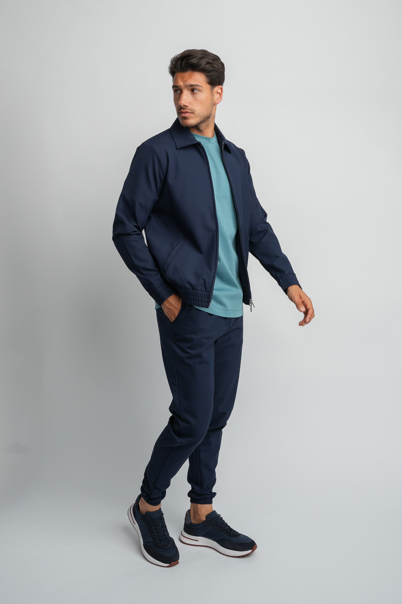 Midnight Blue Tech Suit