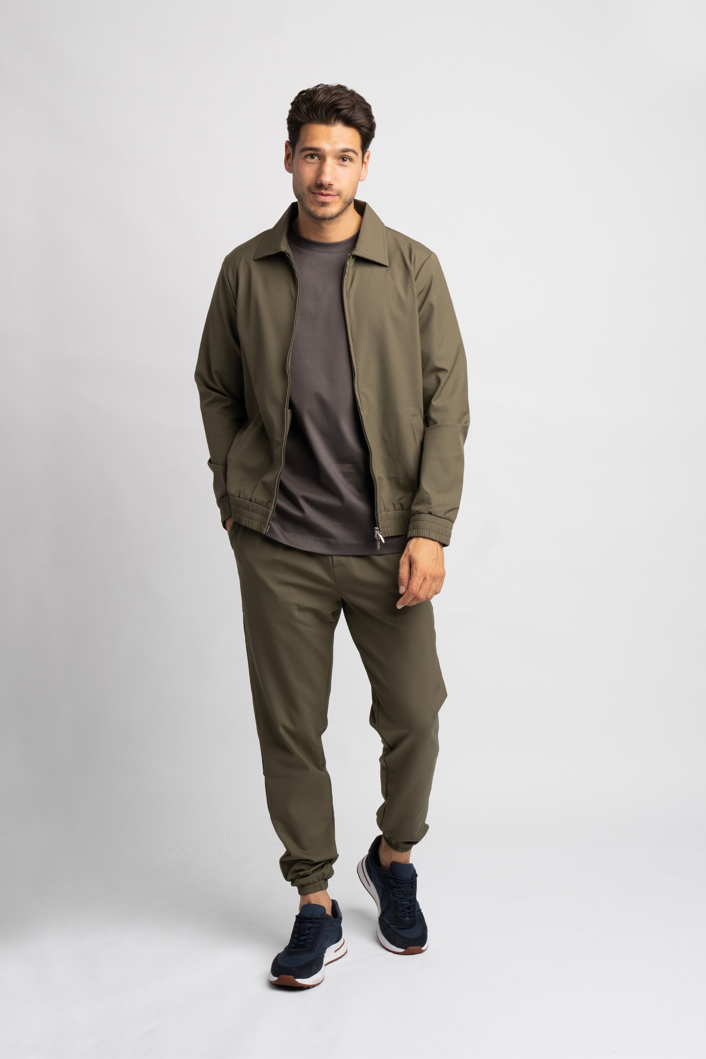 Khaki Green Tech Suit