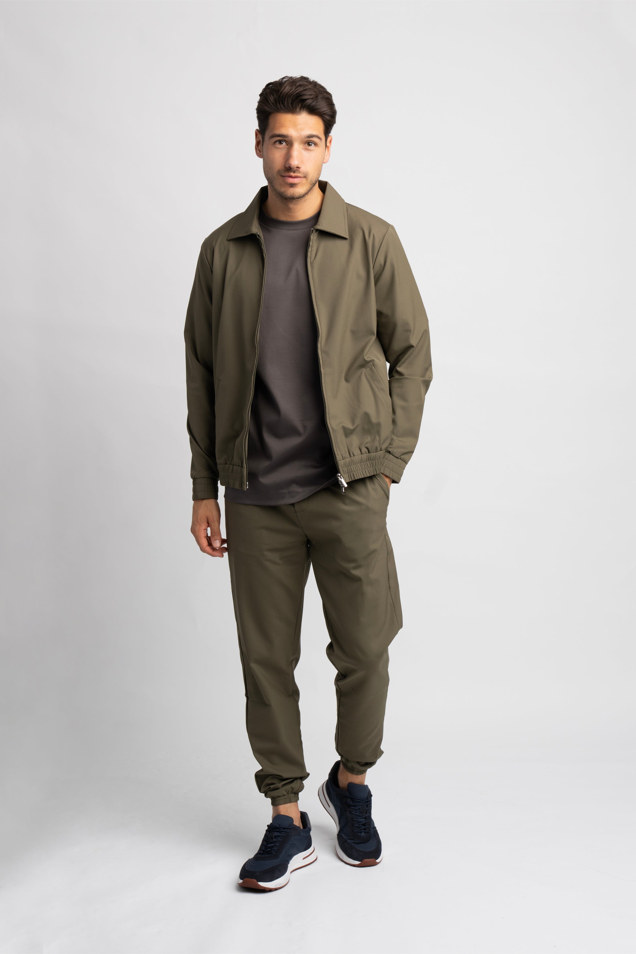 Khaki Green Tech Suit