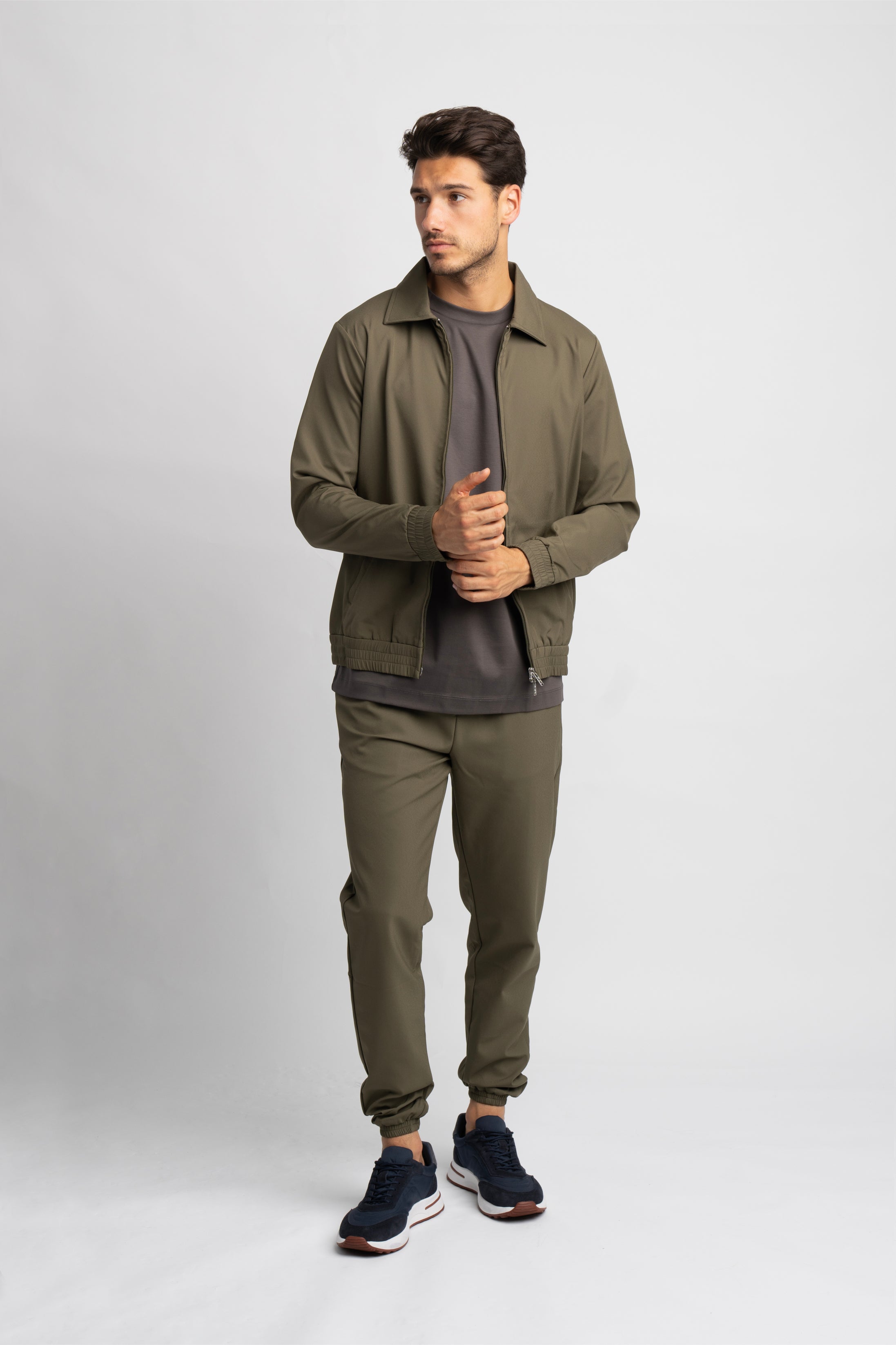 Khaki Green Tech Suit