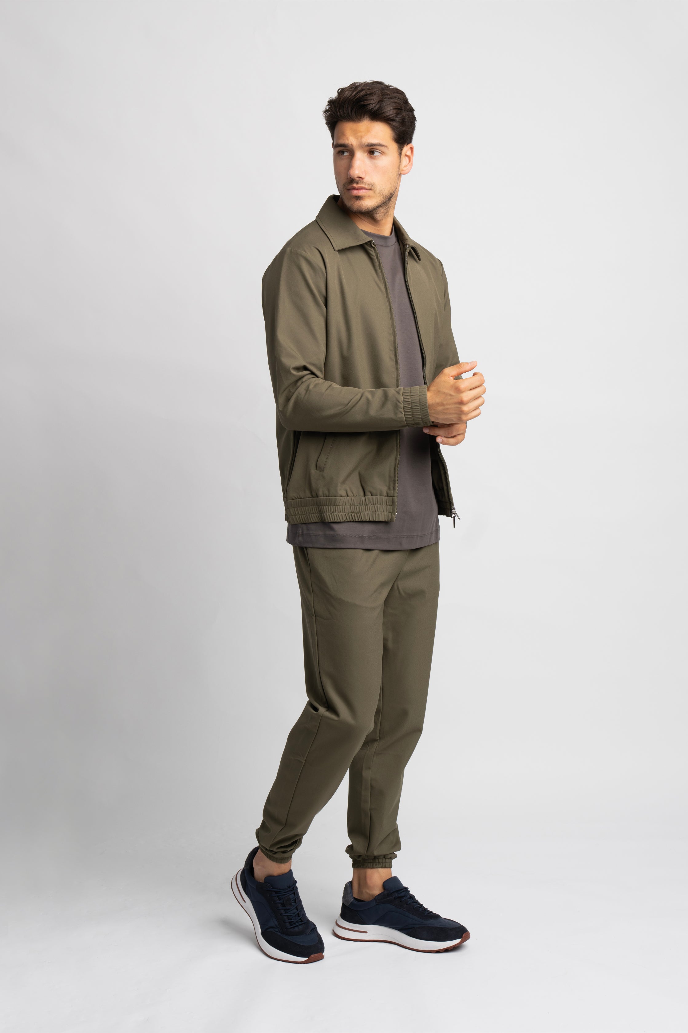 Khaki Green Tech Suit