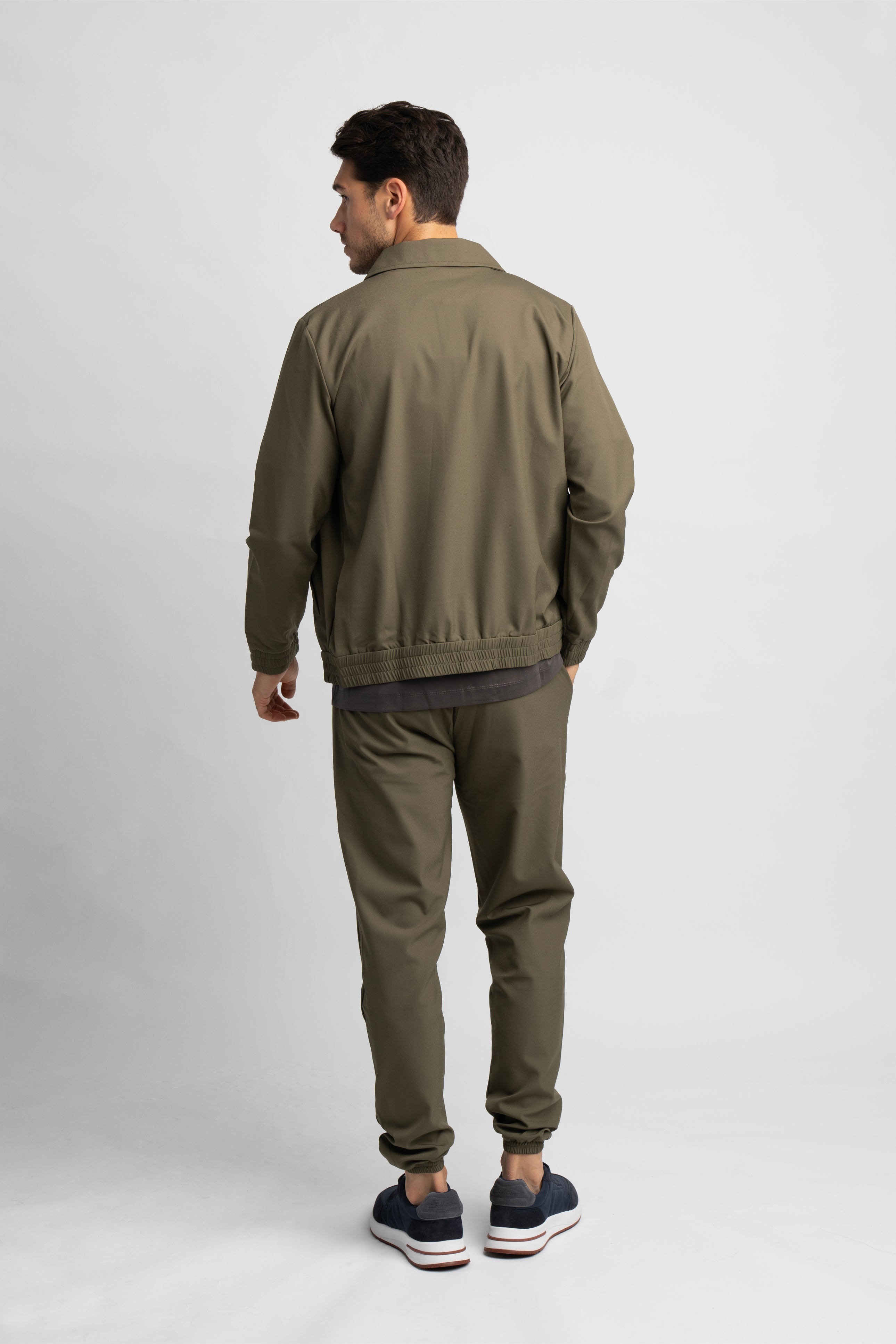 Khaki Green Tech Suit