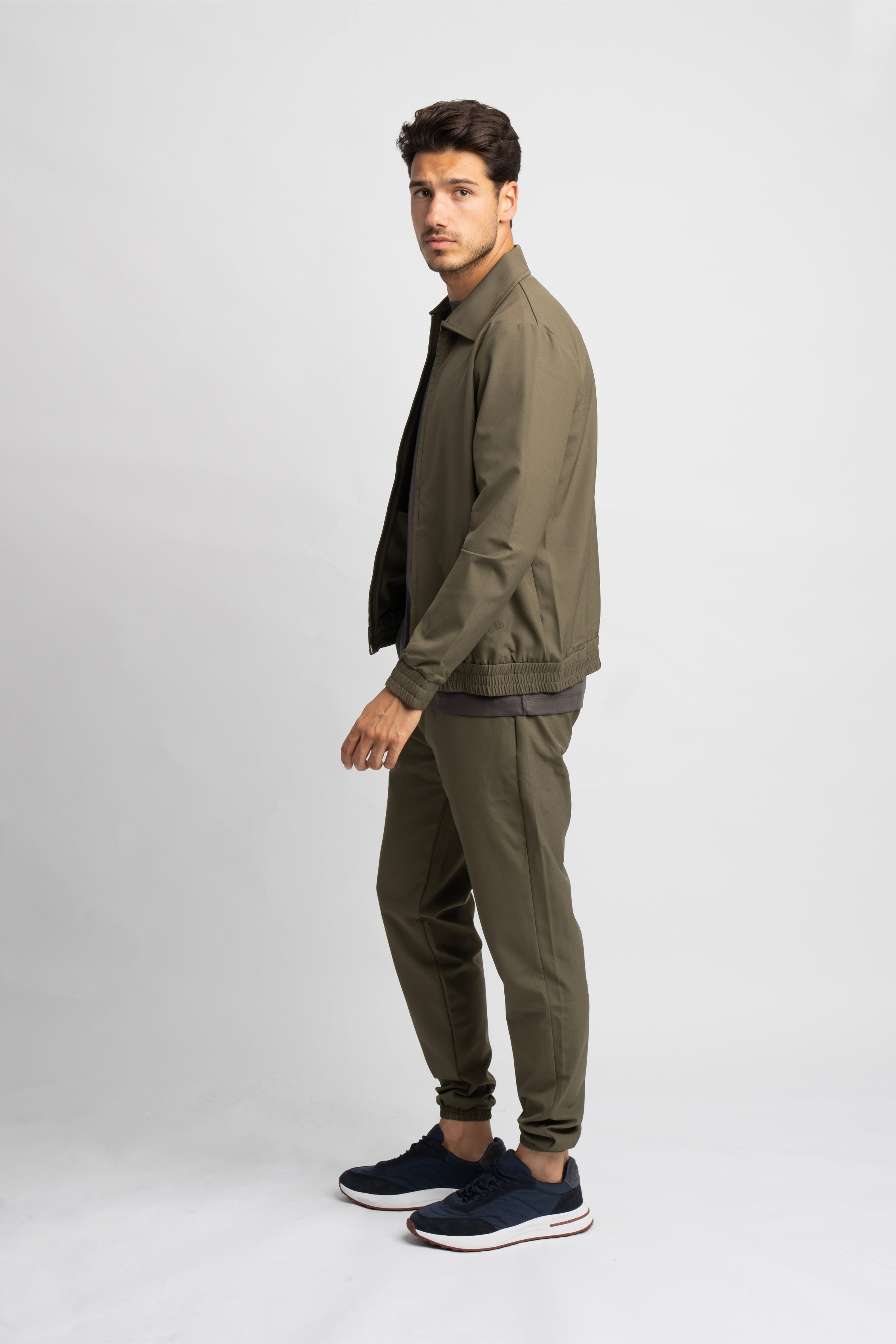 Khaki Green Tech Suit