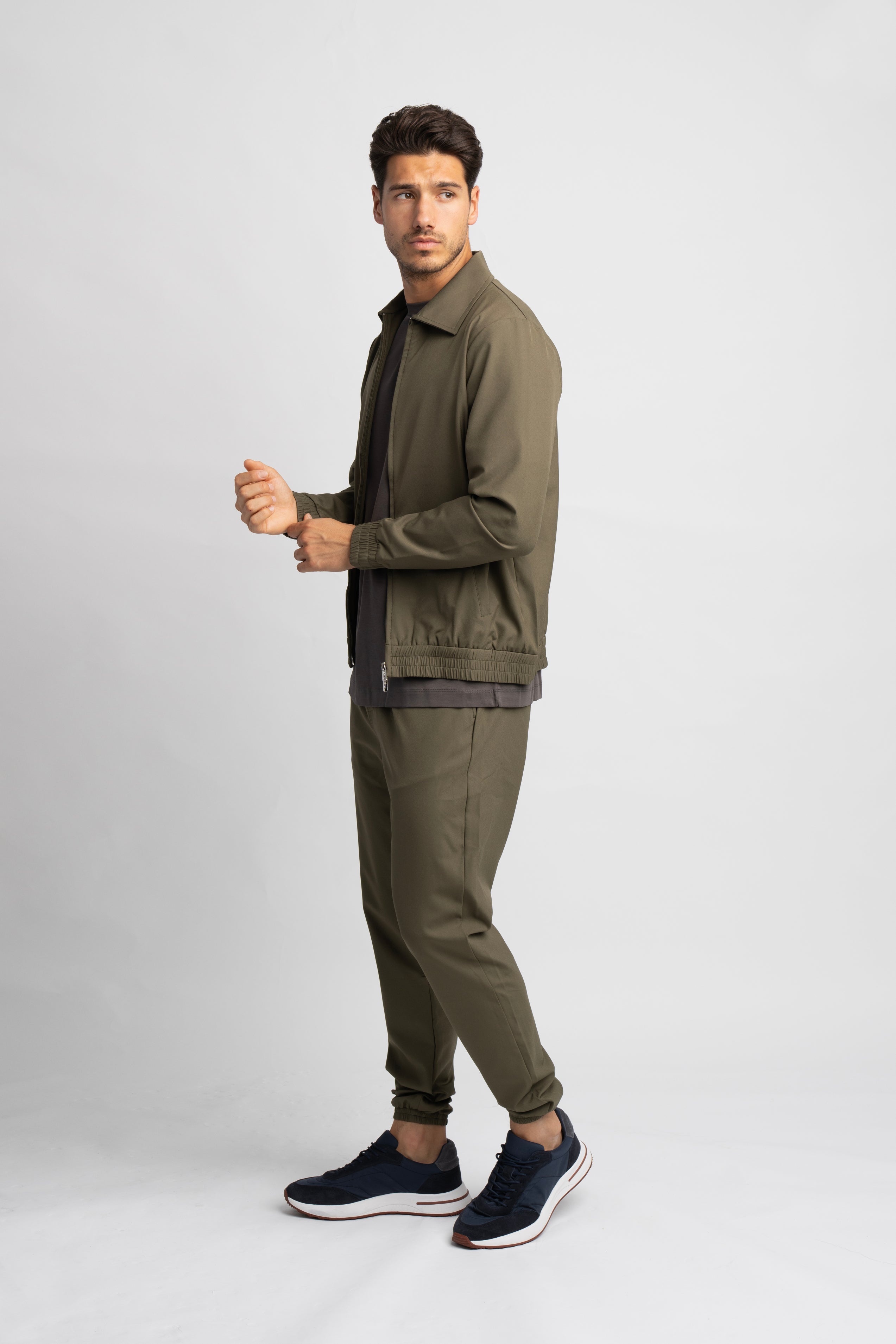 Khaki Green Tech Suit