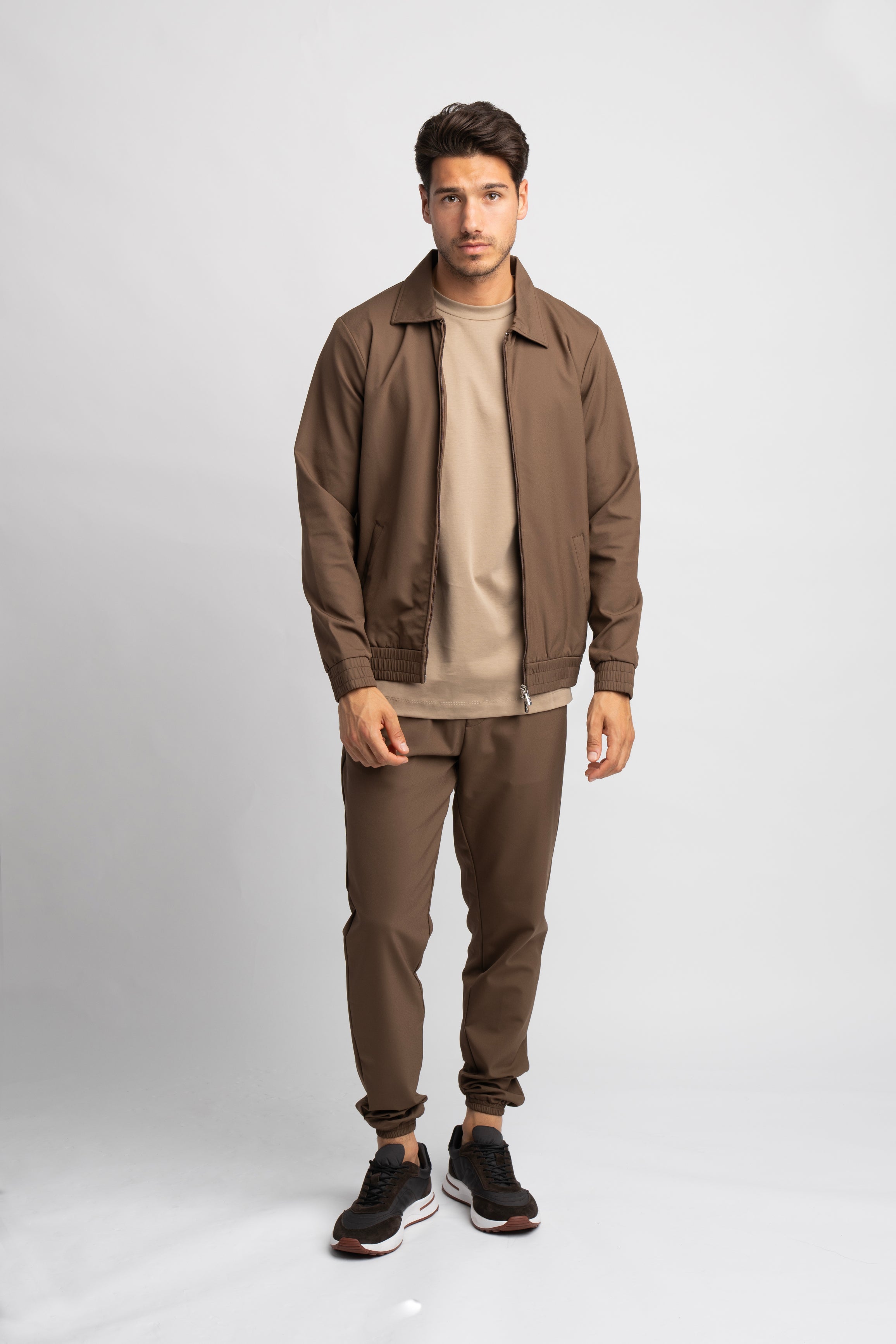 Mocha Brown Tech Suit