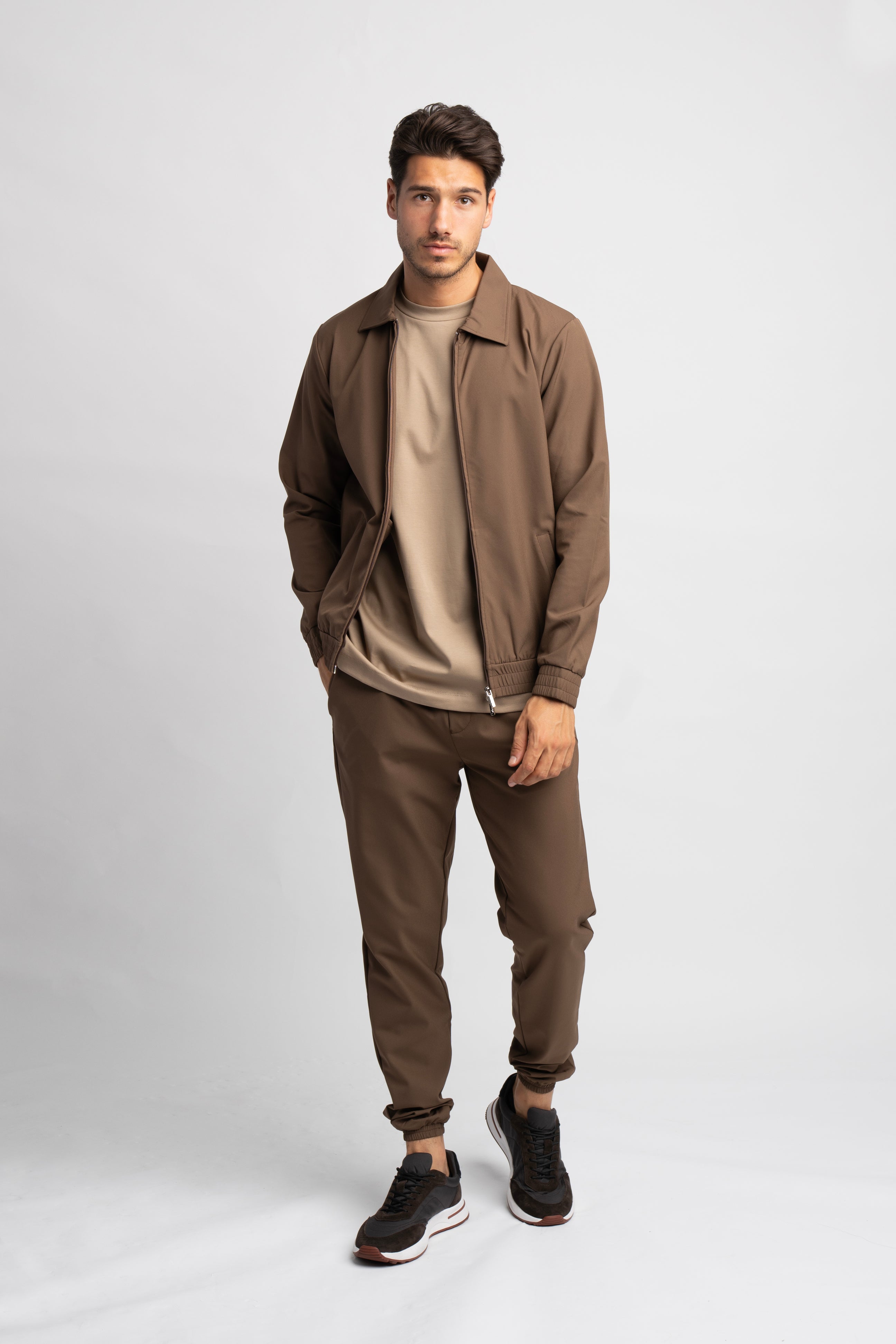 Mocha Brown Tech Suit