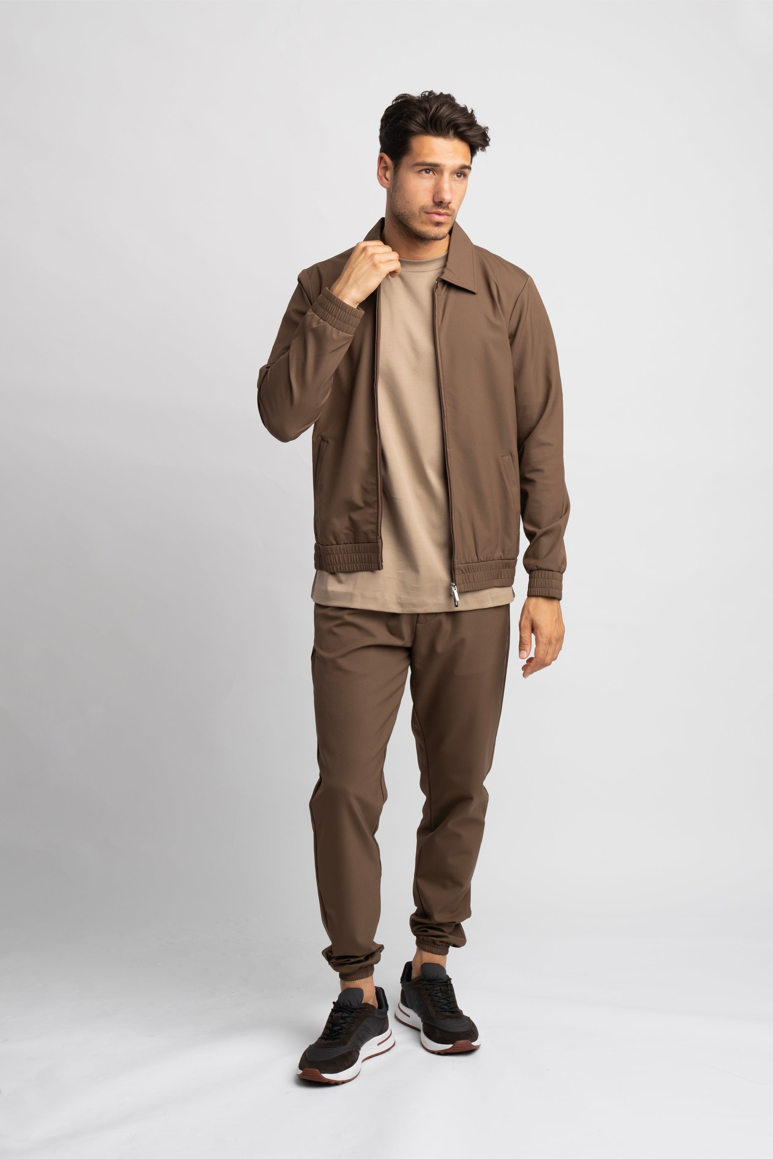 Mocha Brown Tech Suit