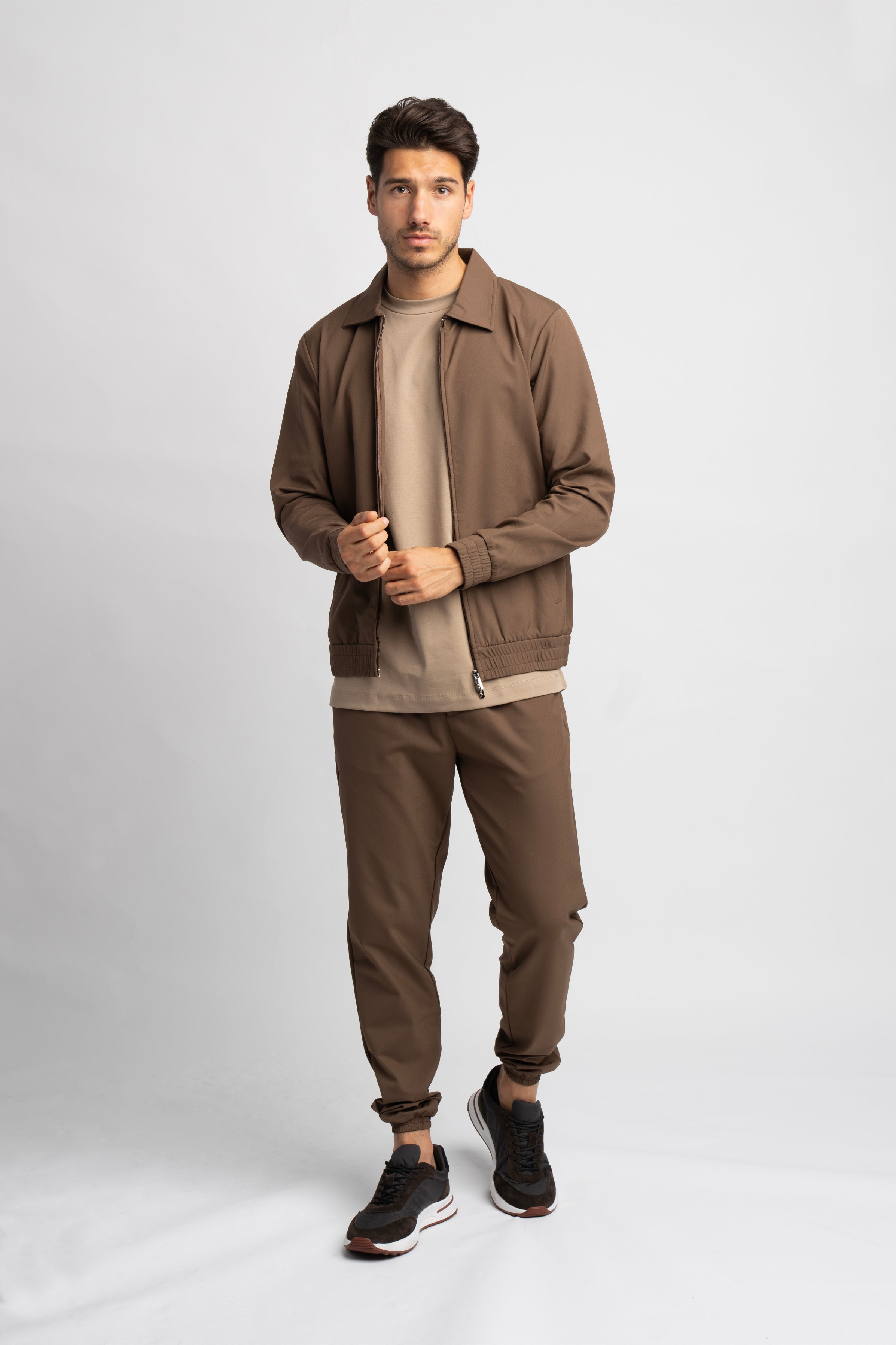 Mocha Brown Tech Suit