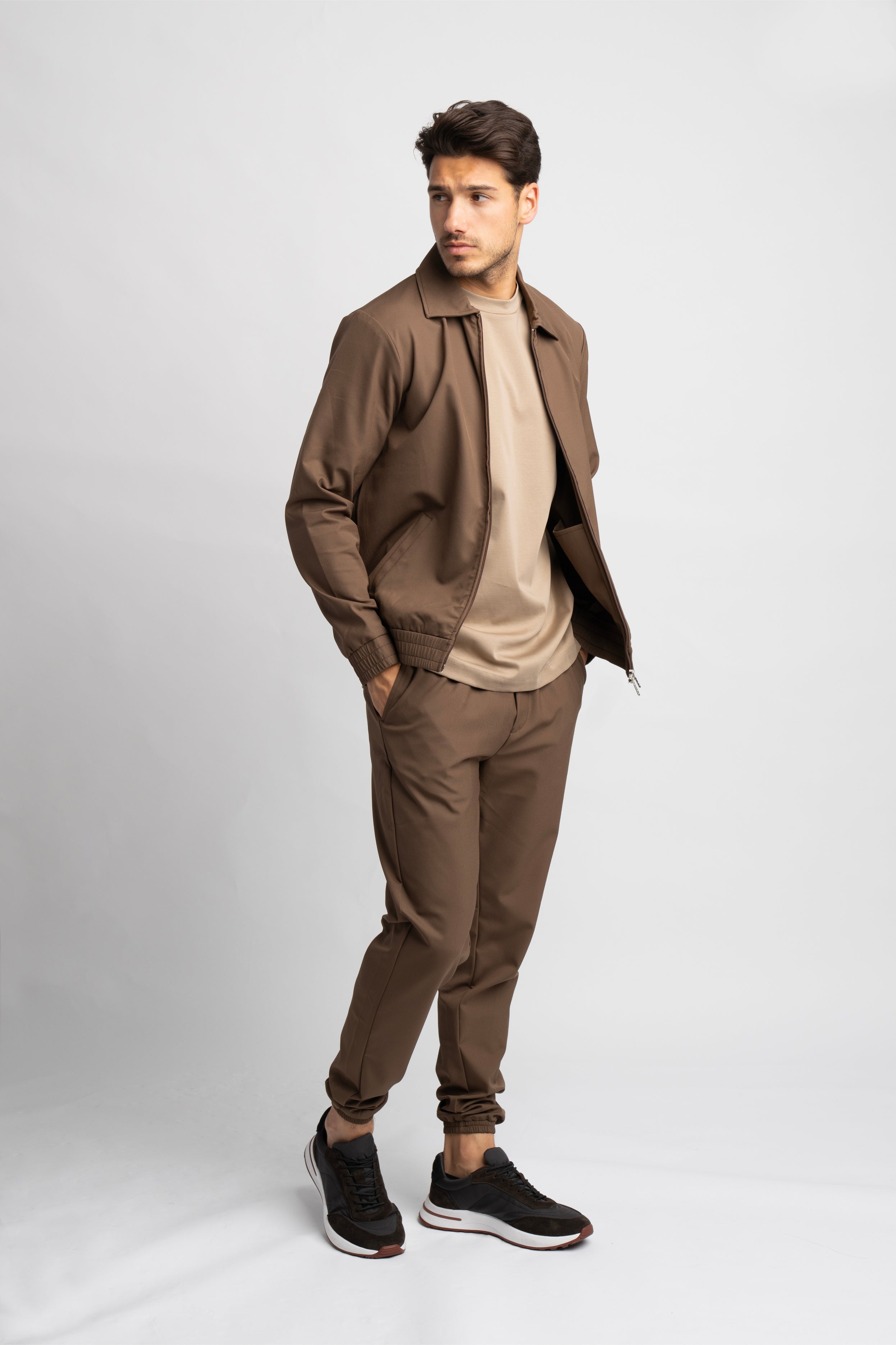 Mocha Brown Tech Suit