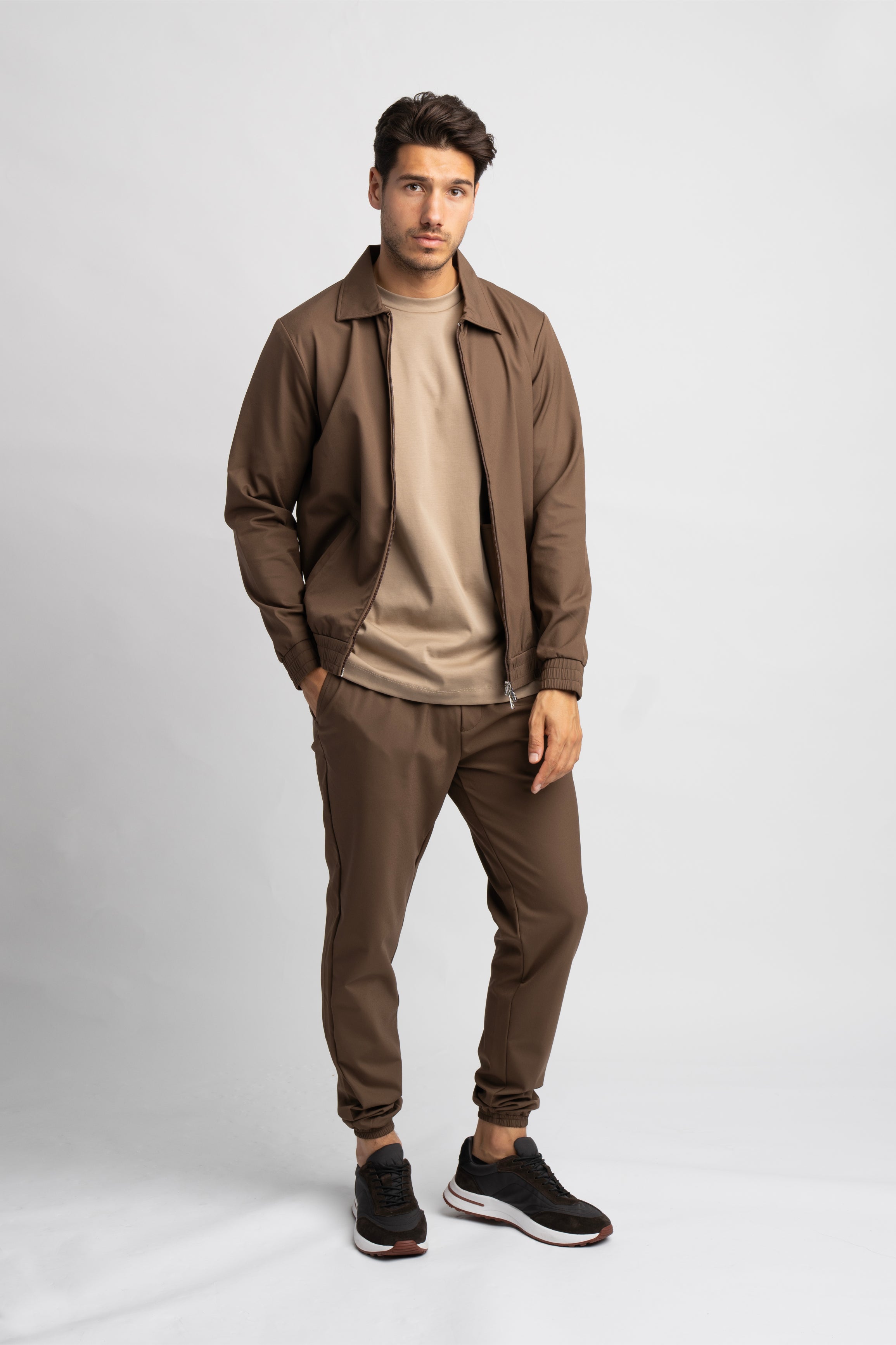 Mocha Brown Tech Suit