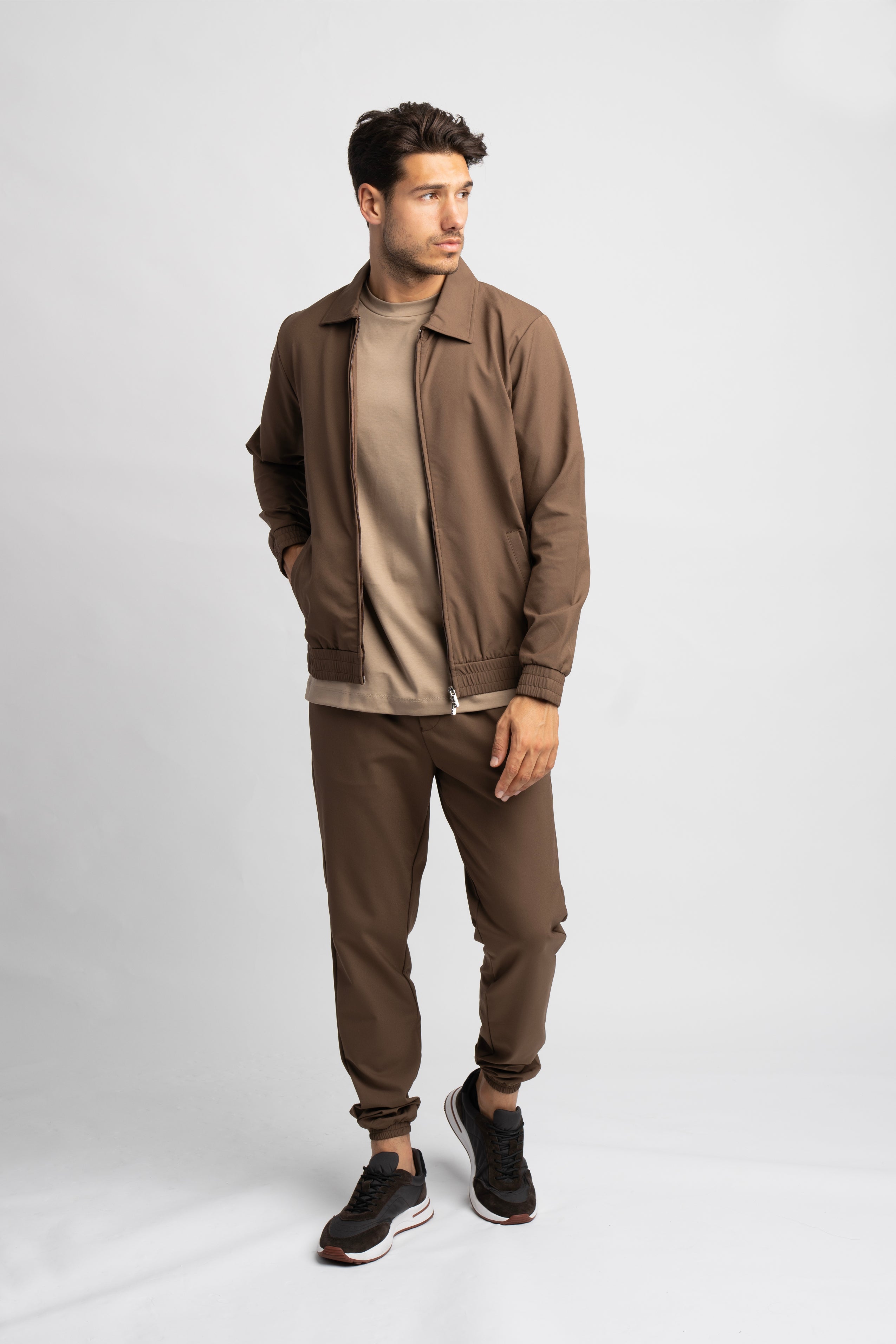 Mocha Brown Tech Suit
