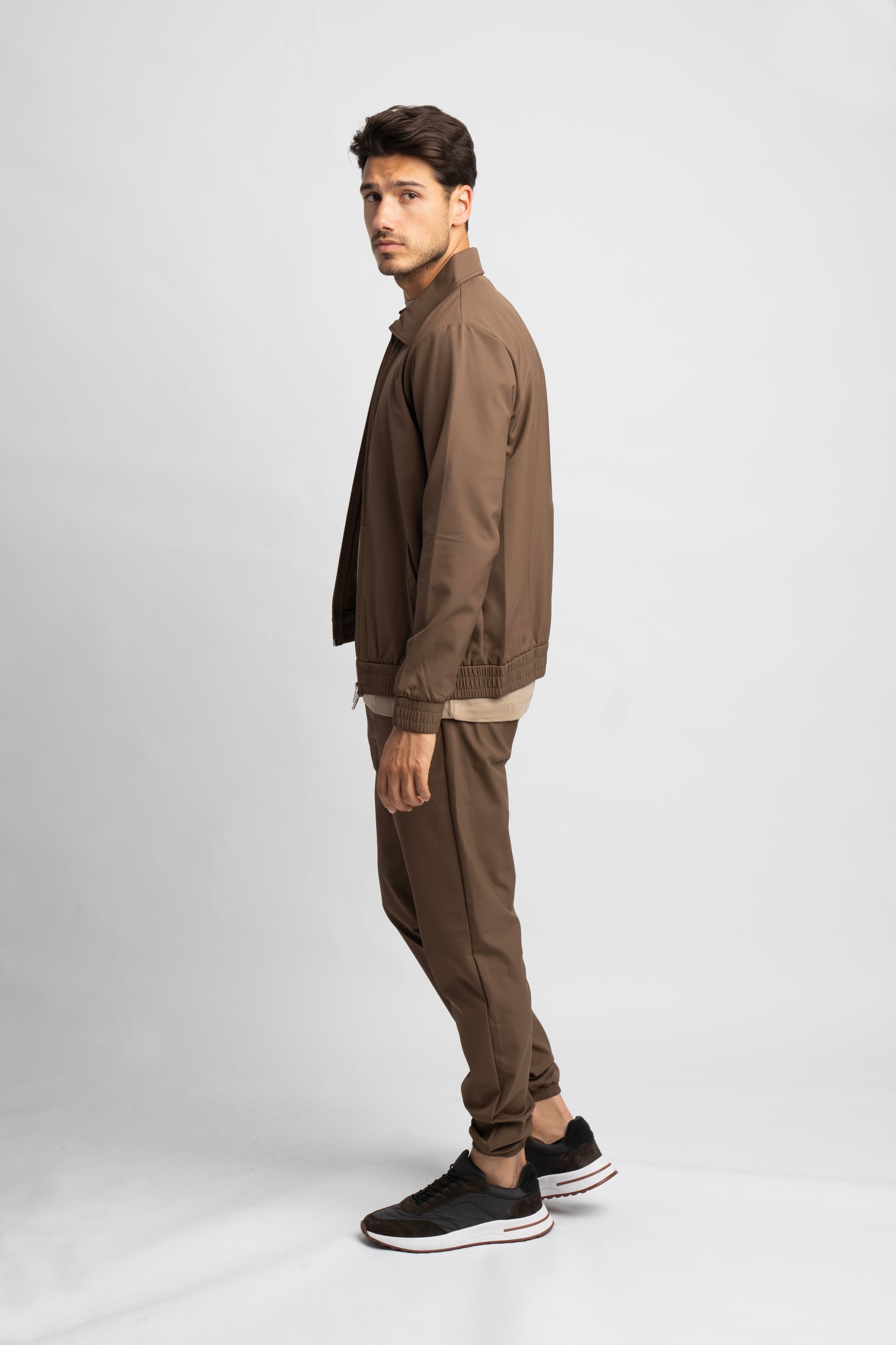 Mocha Brown Tech Suit