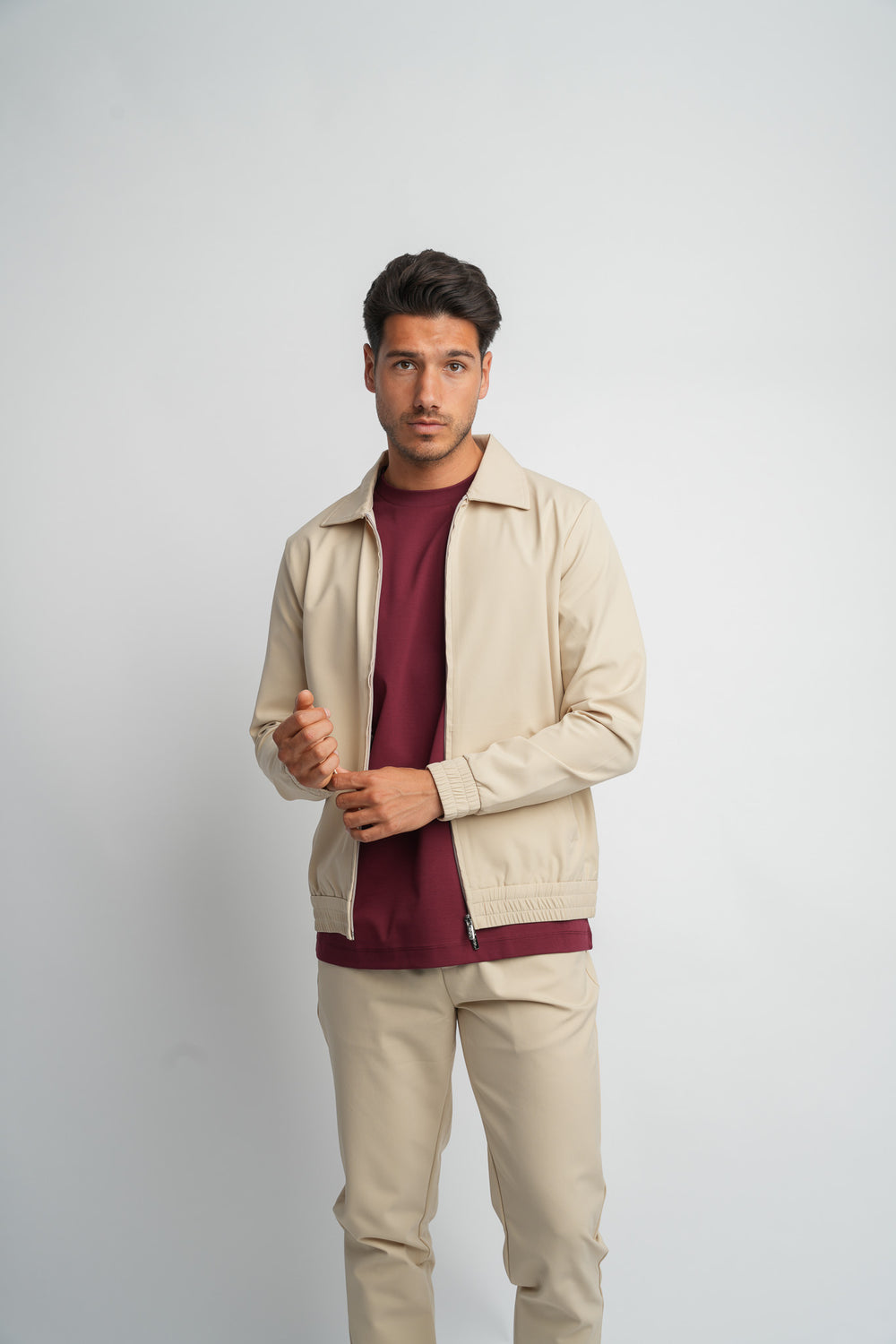 Light Beige Tech Suit