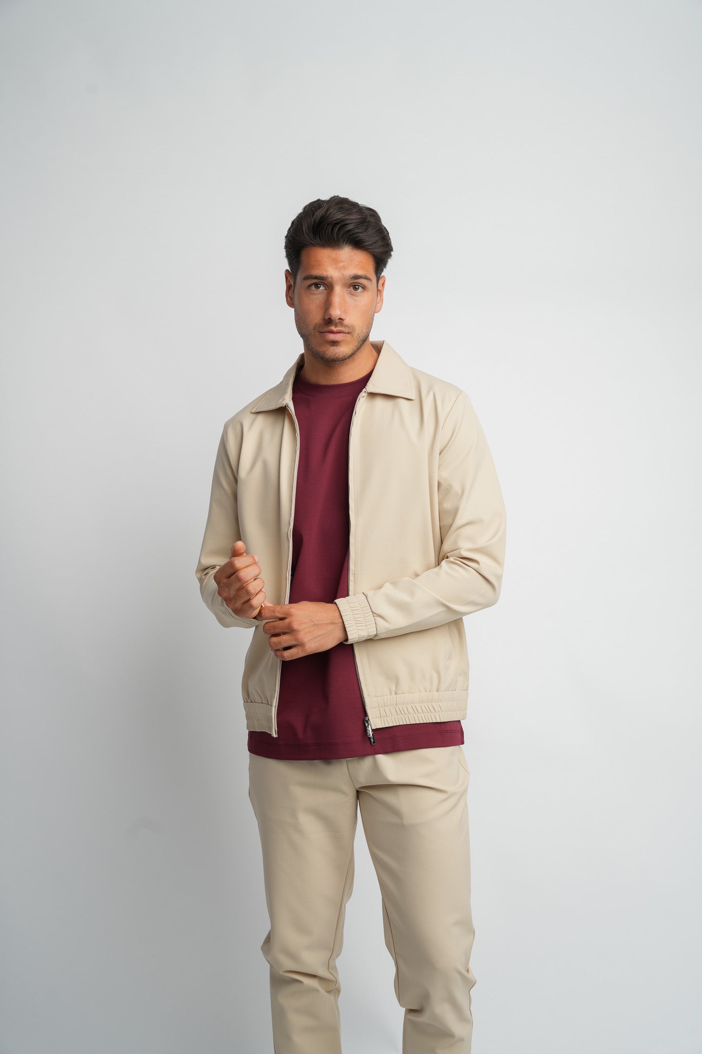 Light Beige Tech Suit