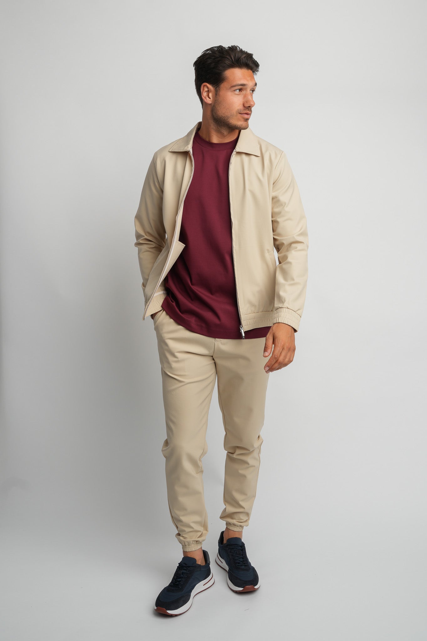 Light Beige Tech Suit