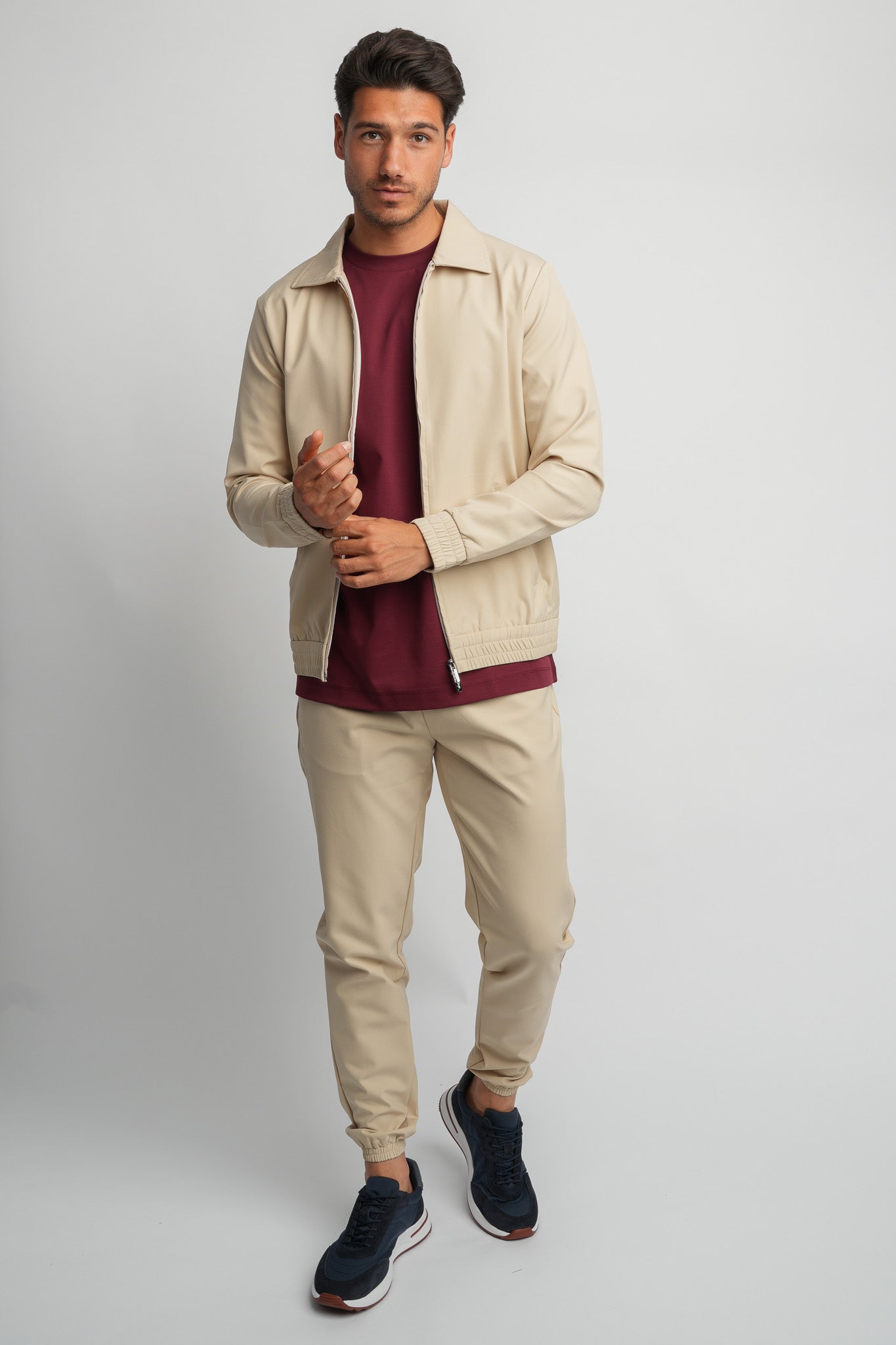 Light Beige Tech Suit