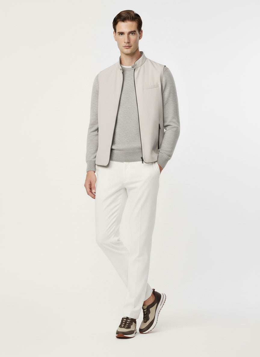 Linea Uno Vest – Taupe